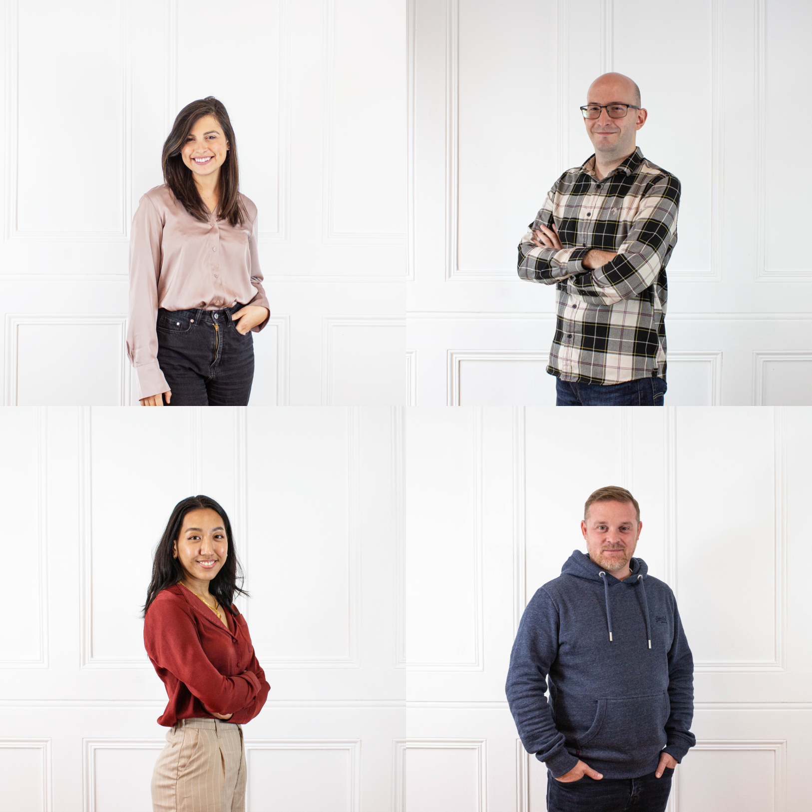 Fifty Five and Five newcomers Sarah Schrum, William Sale, Pranita Tamang and Mike Hulse