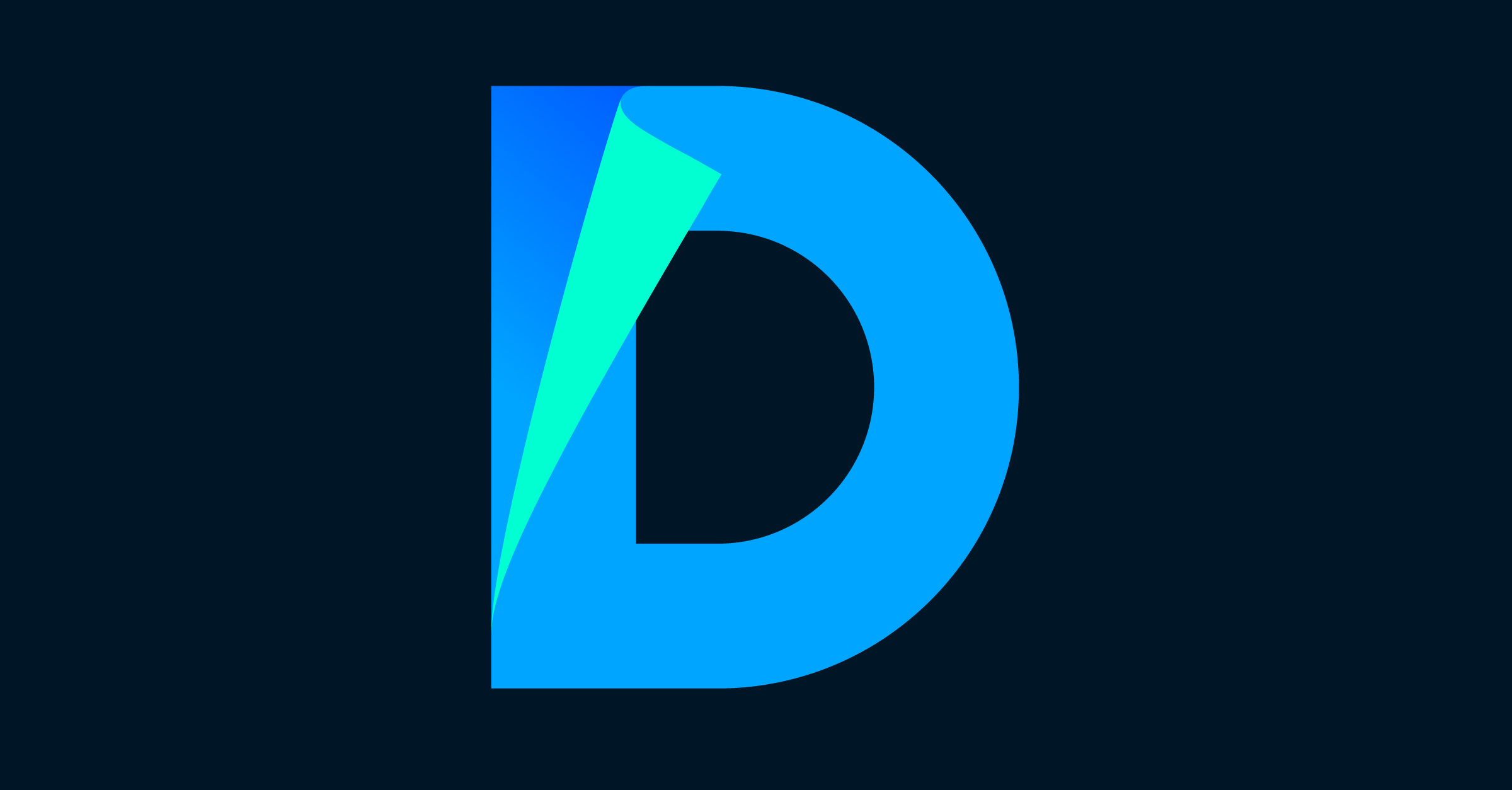 Icon letter D