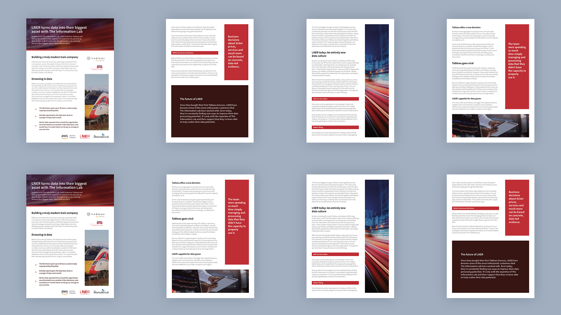 White papers page mockups