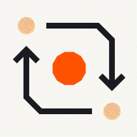 animated icon circular arrows