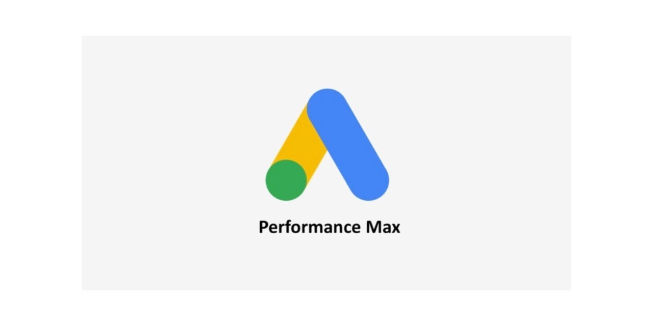 Google Performance Max logo on a white background. 