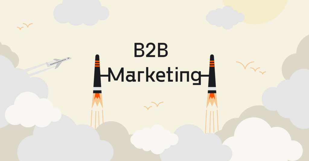 2 rockets boosting B2B marketing up the clouds.